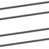 XOOON Modulo aanbouwrek in metaal 135 cm, 1 nivo -^ Wandmeubels