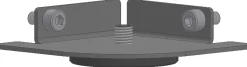 XOOON Modulo stabilisatieplaat in metaal -^ Wandmeubels