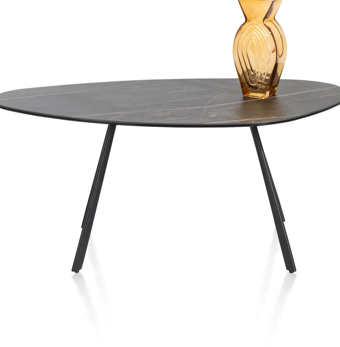 XOOON Montello hoge salontafel met keramiek blad 94x49cm^ Bijzettafel Sets|Salontafels