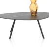 XOOON Montello lage salontafel met keramiek blad 94x49cm^ Bijzettafel Sets|Salontafels