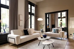 XOOON Montello lage salontafel met keramiek blad 94x49cm^ Bijzettafel Sets|Salontafels