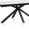 XOOON Montello uitschuiftafel met keramiek blad 200(+100)x100cm^ Uitschuiftafels|Eettafels