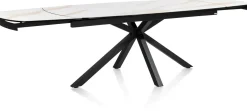 XOOON Montello uitschuiftafel met keramiek blad 200(+100)x100cm^ Uitschuiftafels|Eettafels