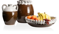 XOOON Nera vaas (H31cm) in de kleur Bruin - COCOmaison^ Woonaccessoires
