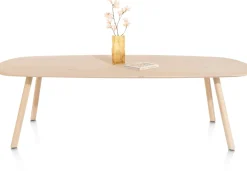 XOOON NIORA eetkamertafel 270 x 120 cm - deens ovaal - naturel eiken^ Eettafels|Tafelconfigurator