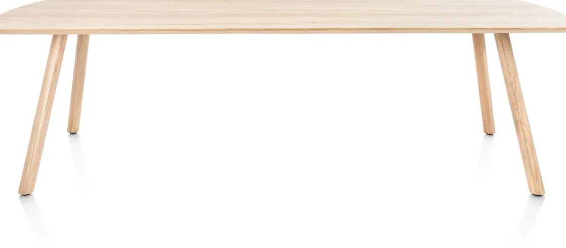 XOOON NIORA eetkamertafel 270 x 100 cm - rechthoek - naturel eiken^ Eettafels|Tafelconfigurator