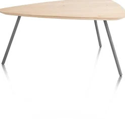 XOOON NIORA salontafel 85 x 77 cm - eiken fineer - grafiet^ Salontafels|Tafelconfigurator