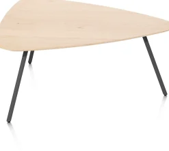 XOOON NIORA salontafel 85 x 77 cm - eiken fineer - grafiet^ Salontafels|Tafelconfigurator