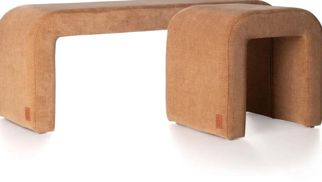 XOOON Noah bankje H47cm in kleur Koper shop je bij COCOmaison^ Woonaccessoires