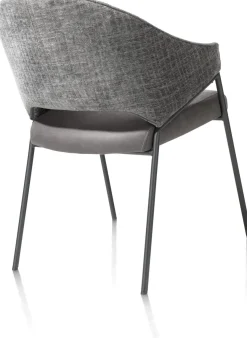 XOOON NOLAN armstoel - zwart frame (ROB) -^ Armstoelen