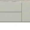 XOOON NOON lowboard 210 cm - 3-deuren + 2-laden - lichtgrijs^ Tv-Meubelen|Dressoirs