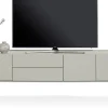 XOOON NOON lowboard 210 cm - 3-deuren + 2-laden - zijdegrijs^ Tv-Meubelen|Dressoirs