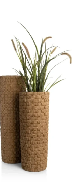 XOOON Noud pot H83,5cm in de kleur Bruin - COCOmaison^ Woonaccessoires
