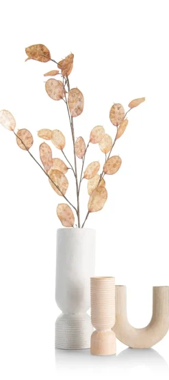 XOOON Nova vaas H30,5cm in de kleur Wit - COCOmaison^ Woonaccessoires
