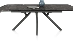 XOOON Novello, uitschuiftafel 200 (+ 78) x 100 cm - Primo Laminato marble - Onyx^ Uitschuiftafels|Eettafels