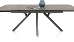 XOOON Novello uitschuiftafel 200 x 100 cm in de kleur Lichtgrijs -^ Uitschuiftafels|Eettafels