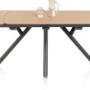 XOOON Novello uitschuiftafel 170 x 100 cm in de kleur Naturel -^ Uitschuiftafels|Eettafels
