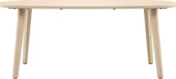 XOOON ODDA eetkamertafel 200 x 110 cm - Deens ovaal - naturel eiken^ Tafelconfigurator|Eettafels