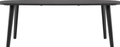 XOOON ODDA eetkamertafel 230 x 110 cm - Deens ovaal - marmerlook^ Tafelconfigurator|Eettafels