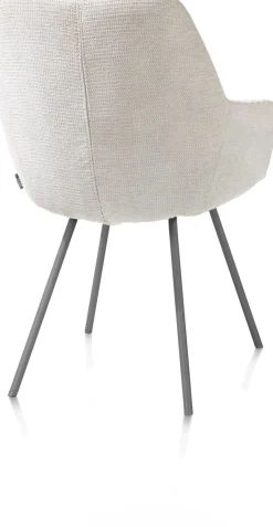 XOOON Odin armleuningstoel in de kleur Ivoor -^ Armstoelen