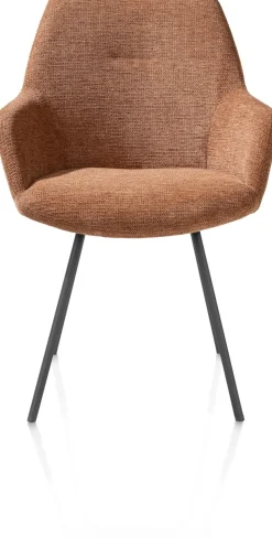 XOOON Odin armleuningstoel in de kleur Koper -^ Armstoelen