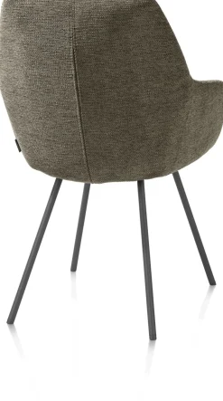 XOOON Odin armleuningstoel in de kleur Mosgroen -^ Armstoelen
