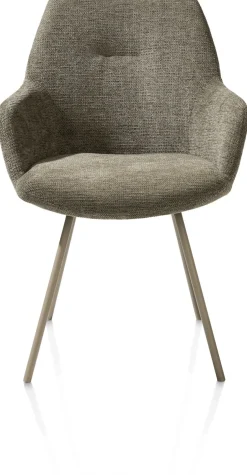XOOON Odin armleuningstoel in de kleur Mosgroen -^ Armstoelen