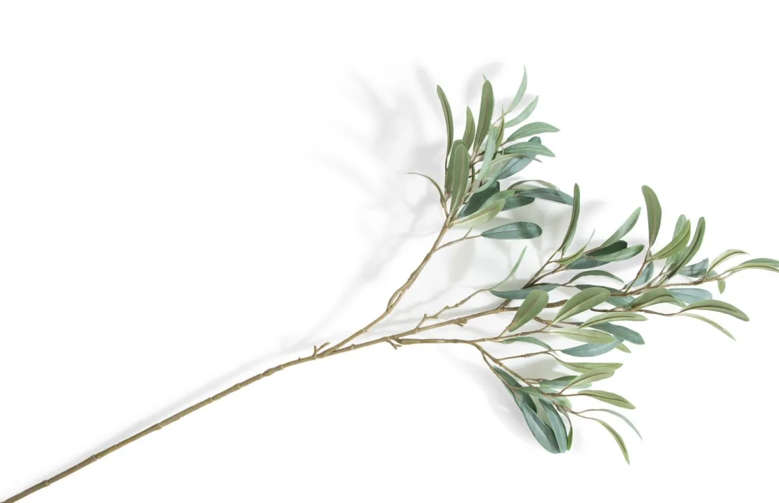 XOOON Olive Leaf Spray H82cm kunstbloem in de kleur Groen^ Woonaccessoires