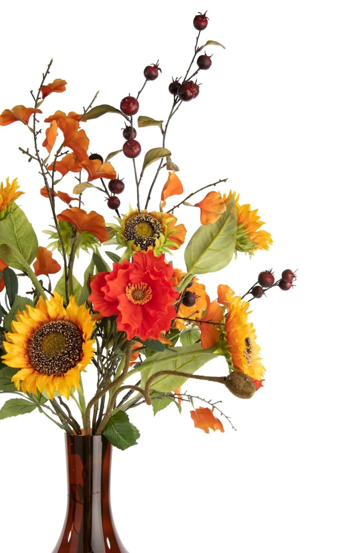 XOOON Olive Leaf Spray H82cm kunstbloem in de kleur Groen^ Woonaccessoires