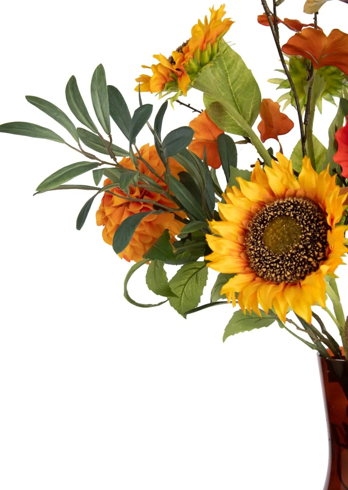 XOOON Olive Leaf Spray H82cm kunstbloem in de kleur Groen^ Woonaccessoires