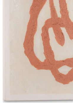 XOOON Organic Abstract schilderijen in de kleur Oranje - COCOmaison^ Wanddecoraties|Woonaccessoires