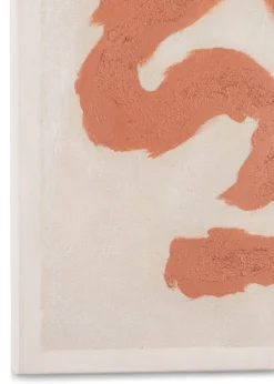 XOOON Organic Abstract schilderijen in de kleur Oranje - COCOmaison^ Wanddecoraties|Woonaccessoires