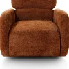 XOOON Ostia, draaifauteuil stof Derby - koper^ Draaifauteuils|Stoffen Fauteuils