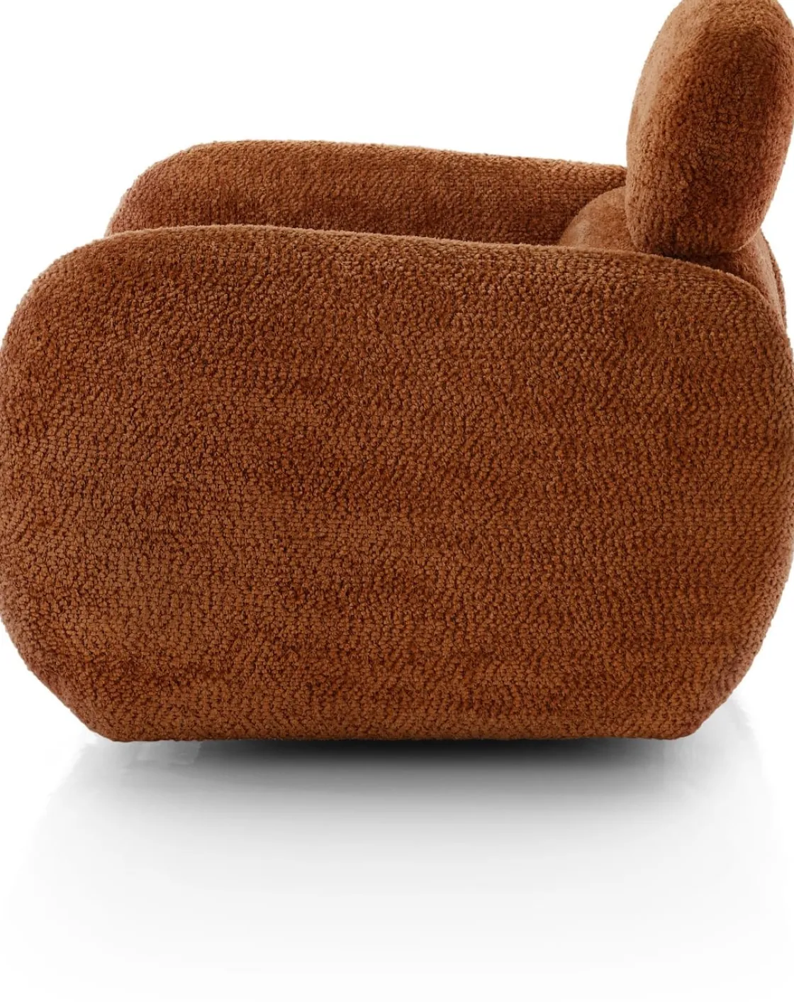 XOOON Ostia, draaifauteuil stof Derby - koper^ Draaifauteuils|Stoffen Fauteuils