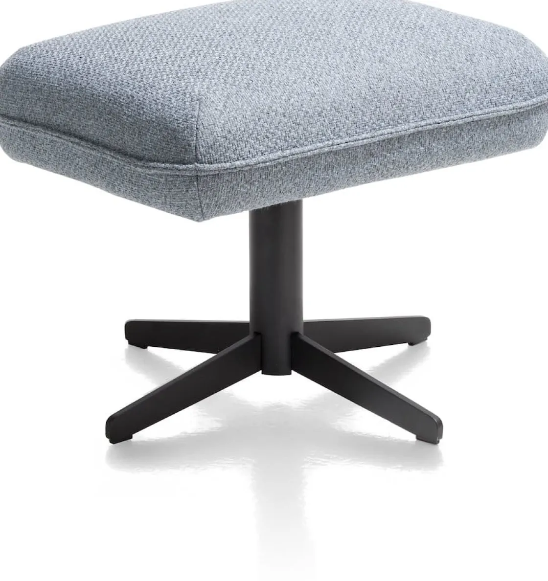 XOOON Oviedo poef / hocker met draaipoot of draadframe poot^ Leren Fauteuils|Stoffen Fauteuils