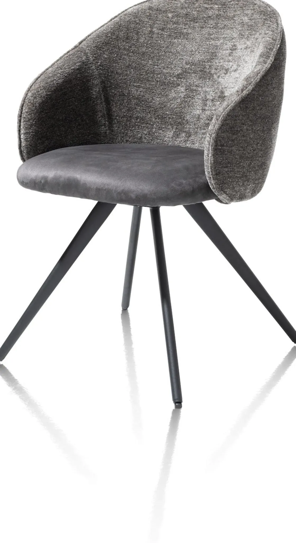 XOOON OWEN armstoel 4-poots zwart (ROB) - draaibaar -^ Armstoelen