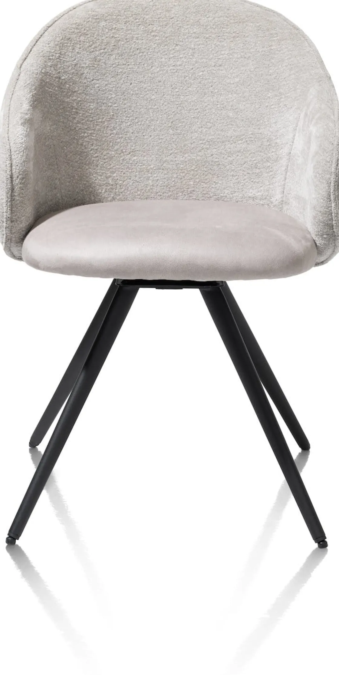 XOOON OWEN armstoel 4-poots zwart (ROB) - draaibaar -^ Armstoelen