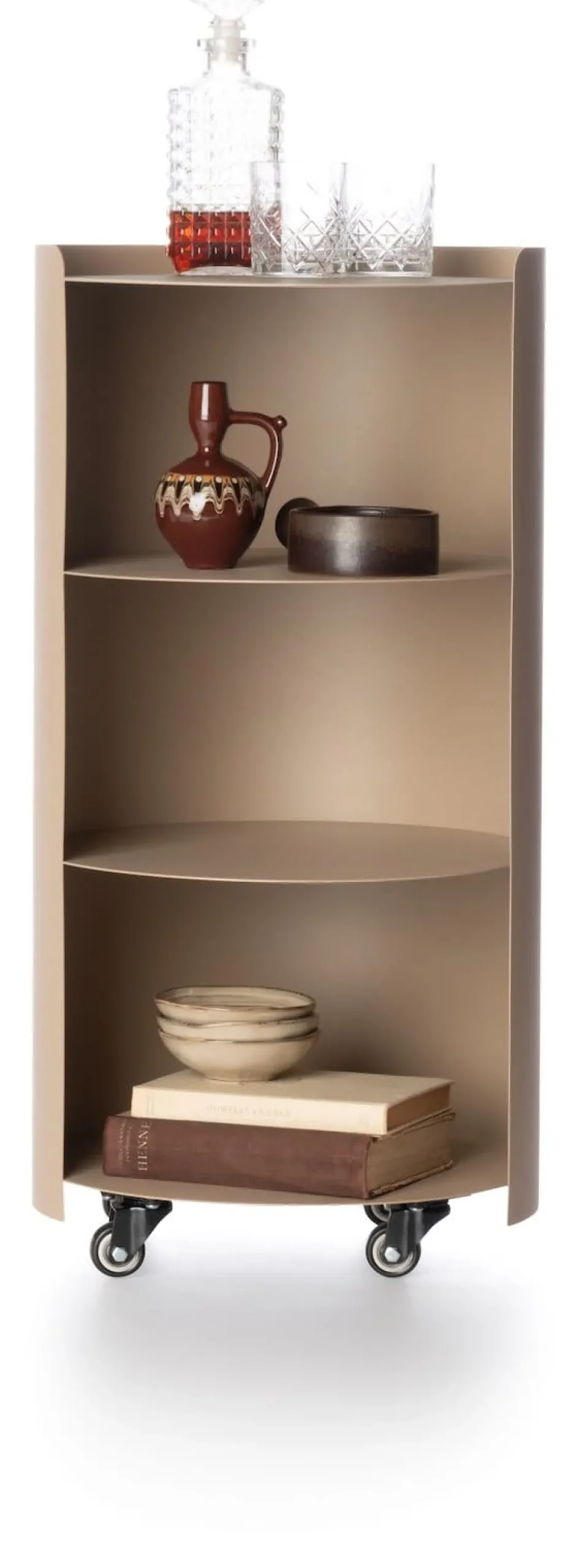 XOOON Owen bijzettafel H70cm in kleur Taupe shop je bij COCOmaison^ Woonaccessoires|Bijzettafels