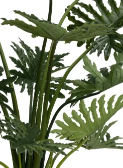 XOOON Philodendron Selloum kunstplant (H125cm) in de kleur Groen^ Woonaccessoires