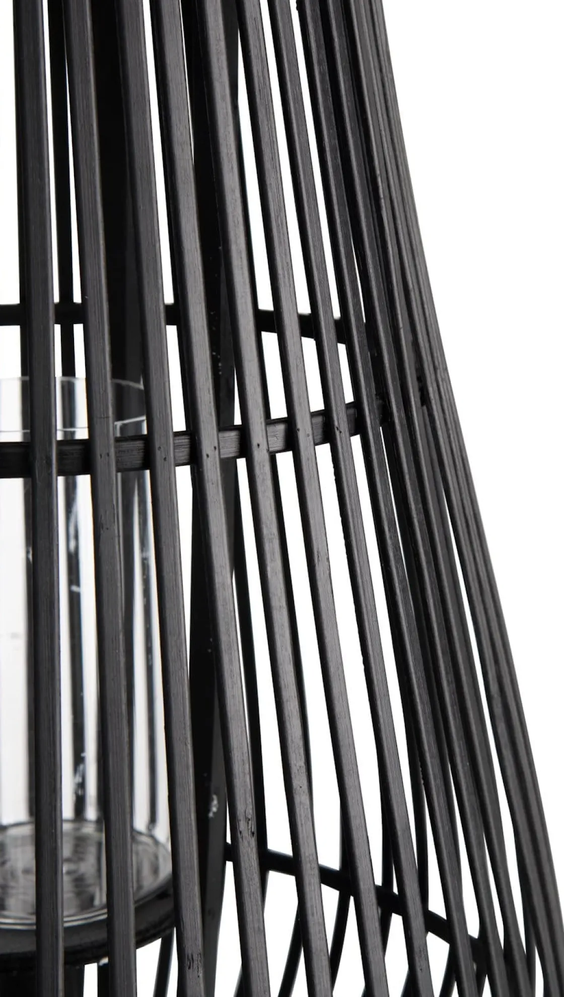 XOOON Philou windlicht H70,5cm in de kleur Zwart - COCOmaison^ Woonaccessoires