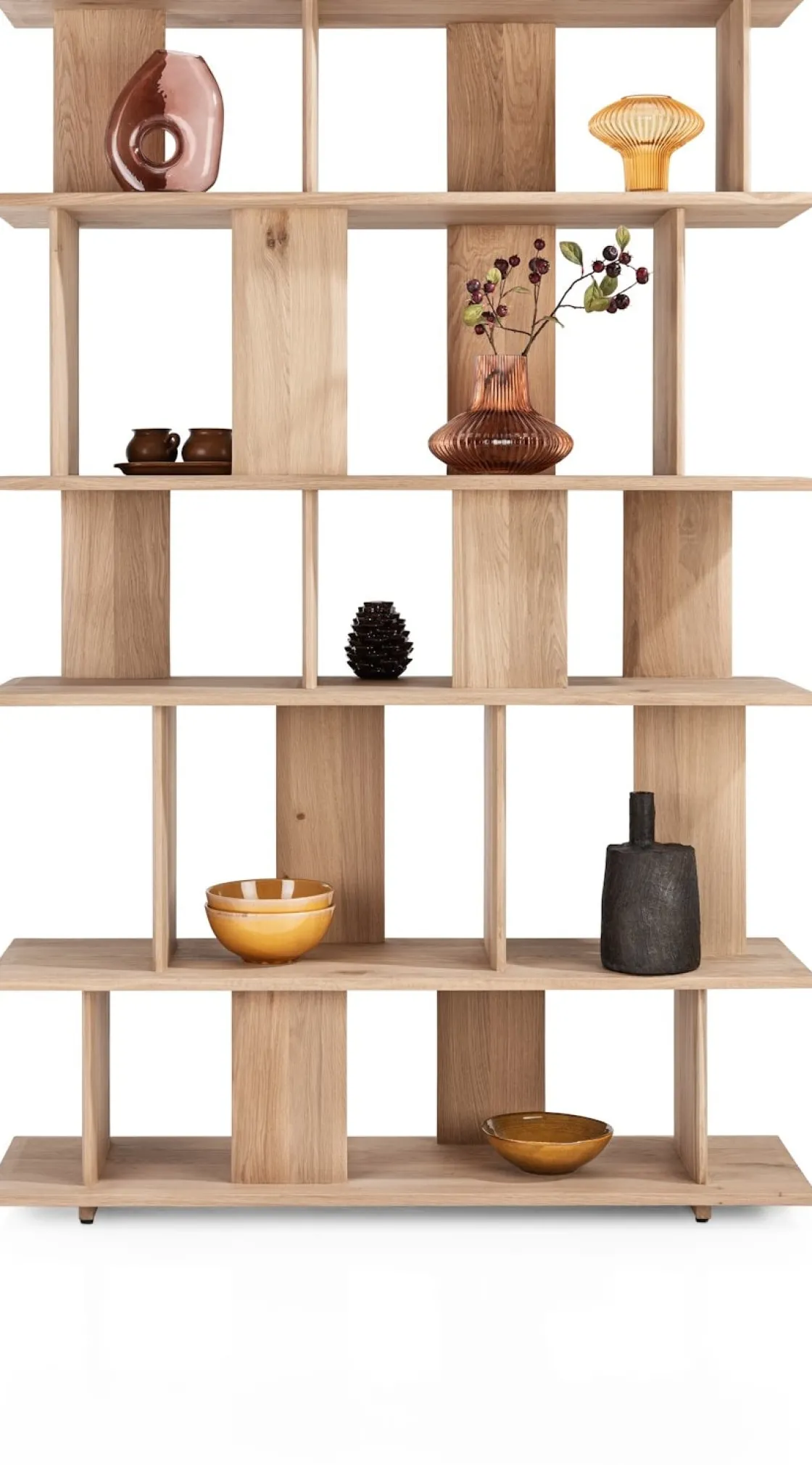 XOOON Positano, roomdivider 125 cm - 20-niches^ Boekenkasten|Roomdivider