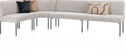 XOOON Reverso eetkamerbank 80 cm in de kleur Kiezel -^ Eetkamerstoelen|Eetkamerbanken