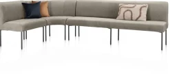 XOOON Reverso eetkamerbank 80 cm in de kleur Bruin -^ Eetkamerbanken|Eetkamerstoelen
