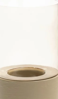 XOOON Reza windlicht (H84cm) in de kleur Taupe - COCOmaison^ Woonaccessoires