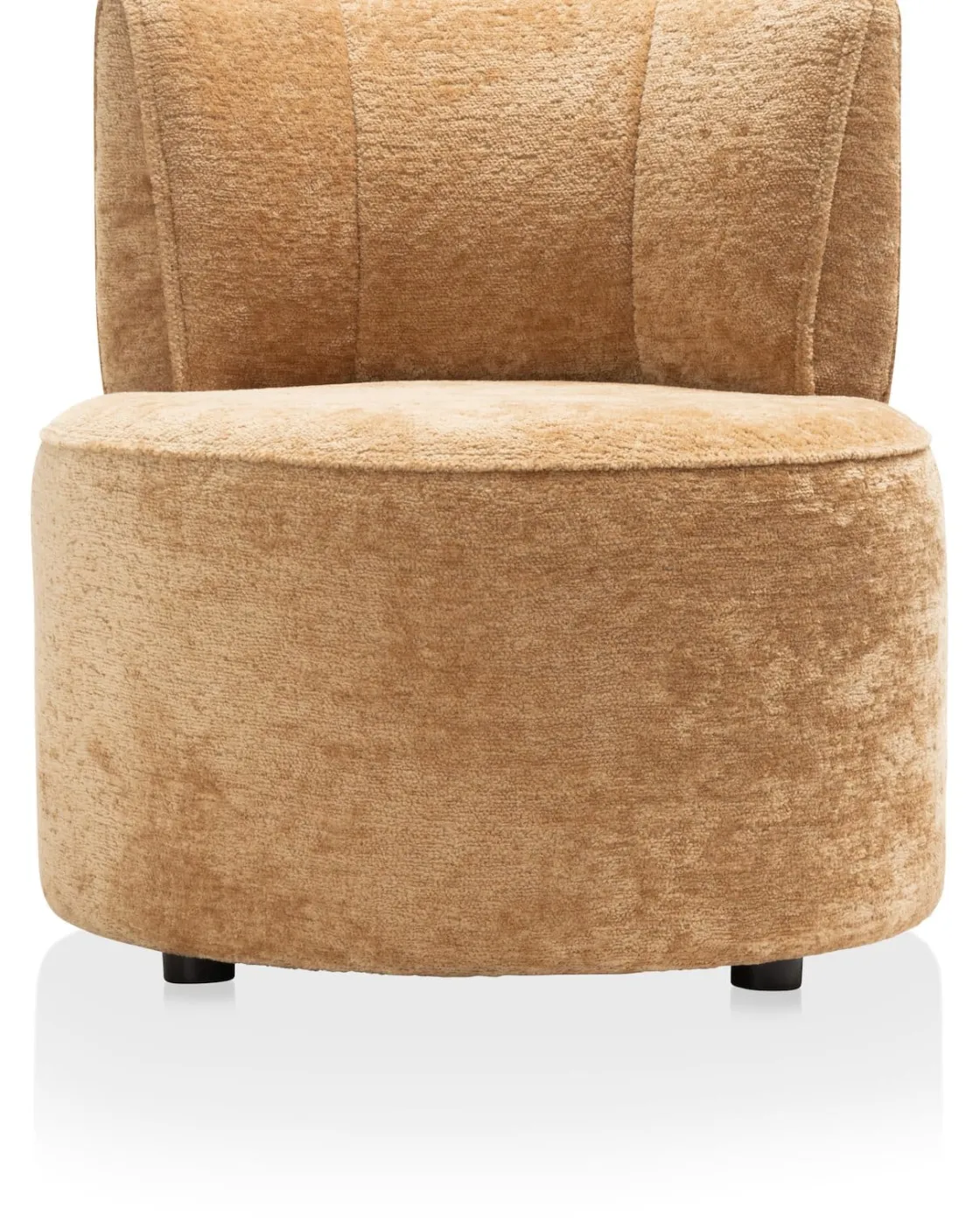 XOOON Roan fauteuil in de kleur Oker - COCOmaison^ Stoffen Fauteuils|Woonaccessoires