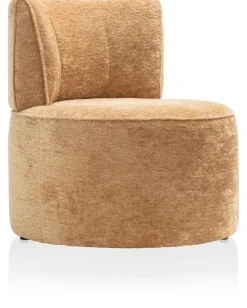 XOOON Roan fauteuil in de kleur Oker - COCOmaison^ Stoffen Fauteuils|Woonaccessoires