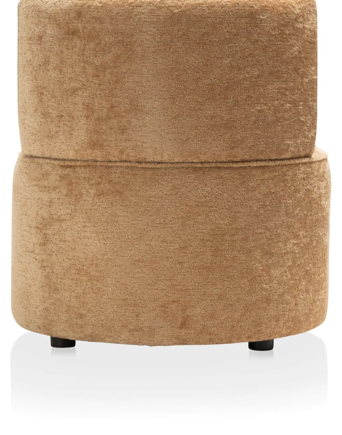 XOOON Roan fauteuil in de kleur Oker - COCOmaison^ Stoffen Fauteuils|Woonaccessoires