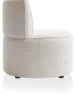XOOON Roan fauteuil in de kleur Creme - COCOmaison^ Woonaccessoires|Stoffen Fauteuils