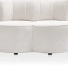 XOOON Roan 2-zitsbank in de kleur Creme - COCOmaison^ Woonaccessoires|Stoffen Fauteuils