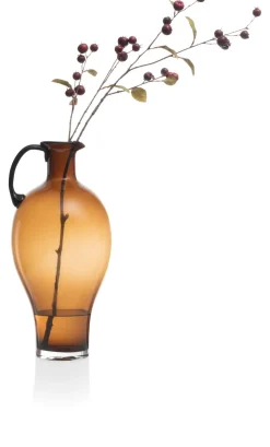 XOOON Sable vaas (H44cm) in de kleur Bruin - COCOmaison^ Woonaccessoires